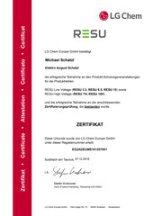 RESU Zertifikat, Michael Schatzl